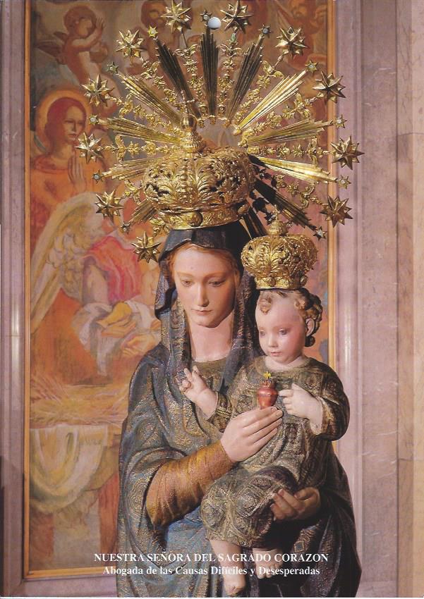 Esta imagen de N.S. se venera en el Santuario ubicado en la calle Rosellón 175 de Barcelona (España)